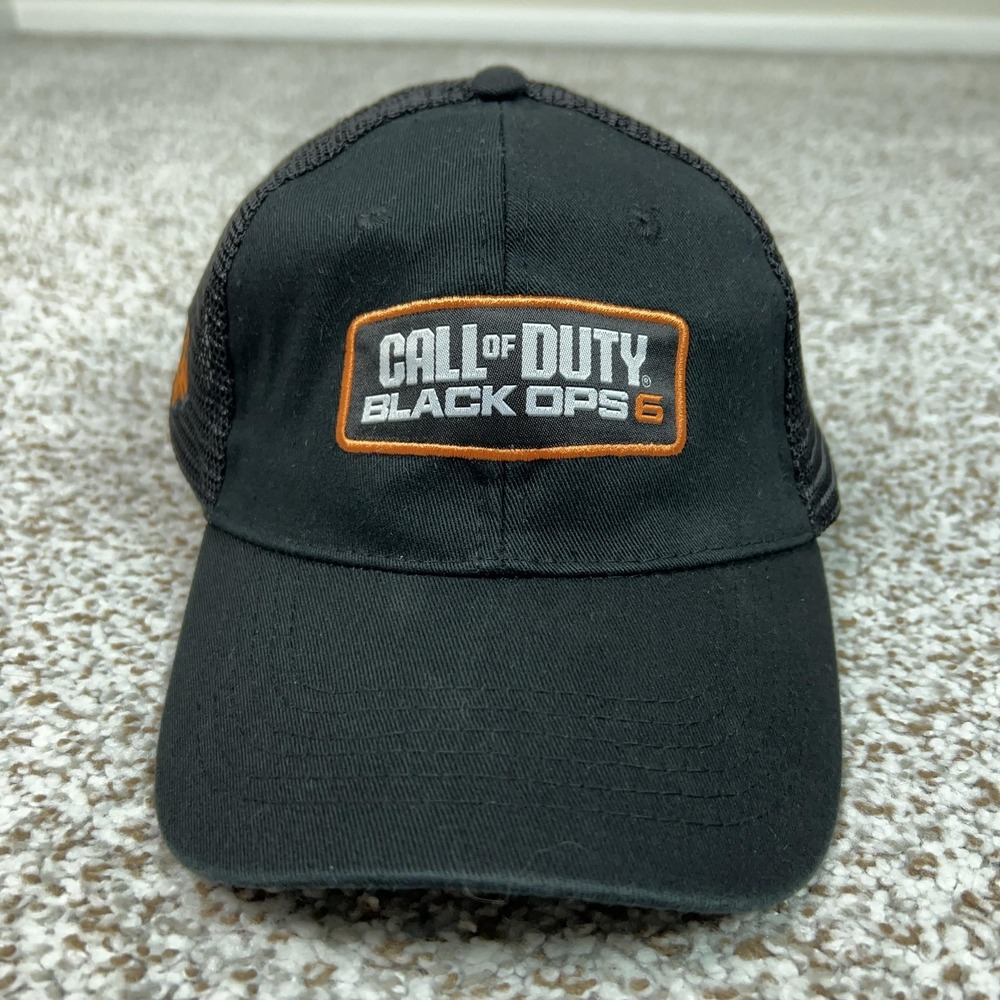 Call Of Duty Mens‎ Hat Strapback One Size Trucker Black Ops 6 Video Game Logo